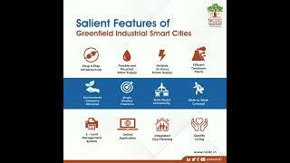 Salient features of Greenfield Industrial Smart City # NICDC  #youtubeshorts