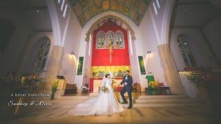 SANDEEP & ALIRIO I CHURCH WEDDING I ROYAL BINDI