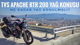 TVS APACHE RTR 200 YAĞ KONUSU 16.BÖLÜM NE KADAR YAĞ KONULMALI 1200MÜ 1500MÜ? SİZ NE DÜŞÜNÜYORSUNUZ?