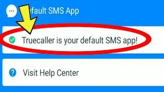 How to Remove Truecaller Message app As Default