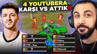 EKİPLE EN ZOR 4 YOUTUBERA KARŞI BÜYÜK VS İNTİKAM ALMAYA GELDİLER  PUBG MOBILE