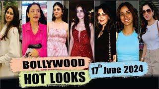 Bollywood Actress HOT LOOK  JANHVI KAPOOR  SANJANA SANGHI  RUPALI GANGULY  17th June 2024 10 PM