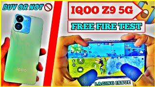 IQOO Z9 5G FREE FIRE TEST  iqoo z9 5g free fire gameplay + Heating + Battery Drain Test.
