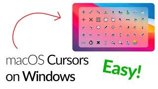 Get Mac OS Mouse Cursors on Windows 11 and Windows 10 too