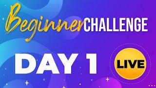 LIVE #Ukulele Beginner Song Challenge - Day 1