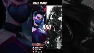 Percakapan Hero Hanabi Revamp Dan Hayabusa Mobile Legends Indonesia #shorts