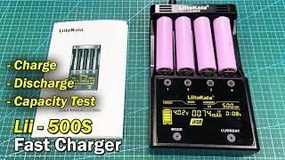 LiitoKala lii-500S LCD Smart Battery Charger Unboxing and Test