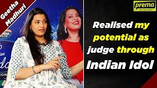 Geetha Madhuri on motherhood Telugu Indian Idol career family & more  Prema The Journalist #215