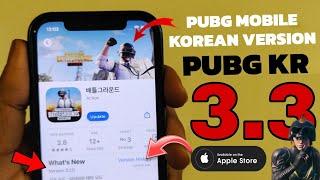 HOW TO UPDATE PUBG KR IN IPHONE  PUBG KR 3.3 UPDATE IPHONE IPAD IOS