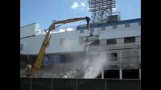 Demolition of Tiger Stadium - Day 1