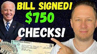 BILL SIGNED WITH $750 CHECKS + STUDENT LOAN FORGIVENESS Fourth Stimulus Package Update  its Jimmy