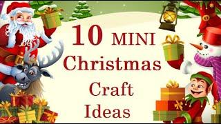 10 Mini Christmas Ornaments ideas for Christmas TreeDIY Christmas decoration with glitter EVA