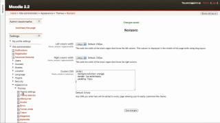 Moodle Theming  Adding your CSS to Existing Theme