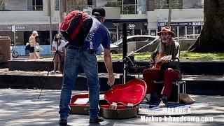 Busking in Manly Australia - ‘Suzie Q’