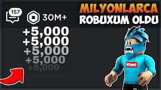  MİLYONLARCA ROBUXUM NASIL OLDU ? TOPLAM KAÇ ROBUX KAZANDIM  Roblox Türkçe