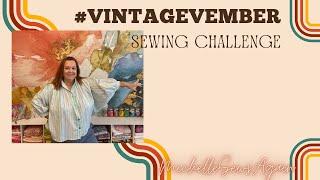 Its a SEWING CHALLENGE  #vintagevember #sewvintagevember  @rochelle.handmade.designs