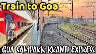 Goa Sampark Kranti Express Journey New Delhi to Goa ।। Train to Goa