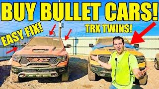 Why Buying Totaled Bullet Hole Cars Is The BEST Deal At the Salvage Auction EASY Fix For Anyone