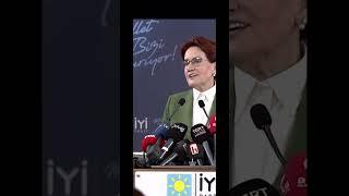 Meral Akşener altılı masadan ayrılışı #short #siyaset #iyiparti #altılımasa #kılıçdaroğlu #seçim