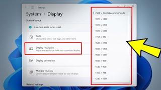 How To Get More Display Resolution Options in Windows 11  10 - Fix Screen resolution limited 