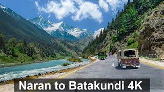 Naran to Batakundi Road Trip  Pakistan in 4K  Virtual Drive