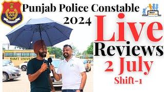 Constable Exam Review 2 July 2024 Shift-1