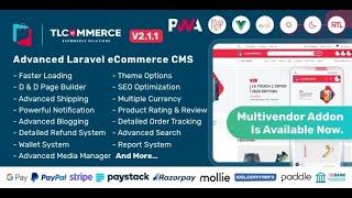 How to Setup TLCommerce - Launch Your Ecommerce Store with Laravel & Vue.js