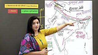 Indian Geography Himalaya भारतीय भूगोल हिमालय by Ankita Dhaka