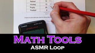 ASMR Loop Math Tools - Unintentional ASMR - 1 Hour