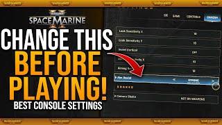 Change These Before Playing Space Marine 2 Warhammer 40000  Best Console Settings  Xbox & PS