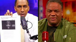 Fat B*tch Stephen A Smith Unleashes on Jason Whitlock for Calling him an Industry Plant SAS Show