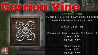 D2R Skills & Abilities - Carrion Vine Summoning Druid