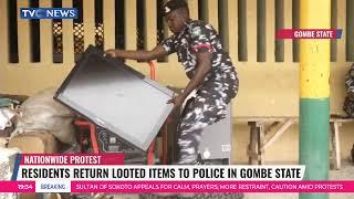 Residents Return Looted Items To Police In Gombe State
