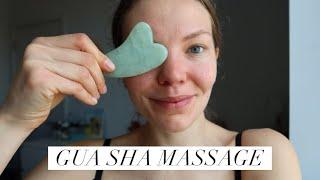 HOW TO GUA SHA TUTORIAL  FACIAL MASSAGE