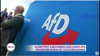 Előretört a bevándorlásellenes AfD Brandenburgban és Szászországban