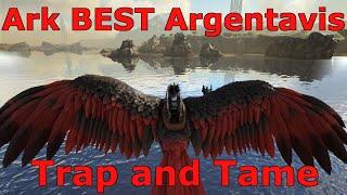 Ark Survival Ascended How to trap Argentavis Ark BEST Argentavis Trap ASA How to tame Argentavis