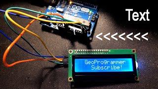 Arduino LCD Display I2C module Scroll text Code