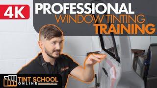 Professional Training - How To Tint Car Windows  Window Tint Course  Car Tint Tutorials