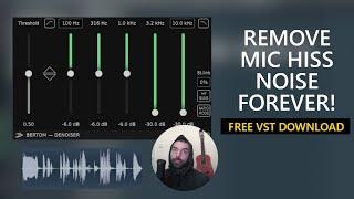 Remove Vocal Mic HISS & Background NOISE in FL Studio  on Live Input + Free Denoise VST Plugin