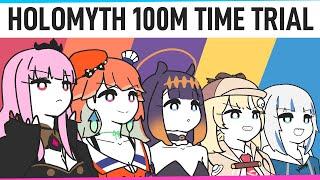 Holomyth 100m Time Trial  Happy 3 Year Anniversary  Hololive Animation