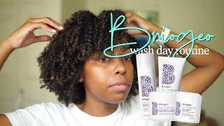 curly hair wash day + wash n go routine using @Briogeohair curl charisma line