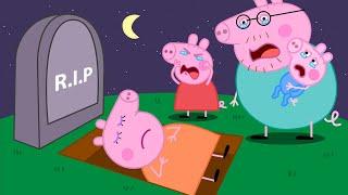 Dont leave us Mummy Pig   Peppa Pig Funny Animation