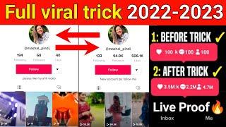 tiktok new foryou trick 2023 today  tiktok foryou trick 2023 today  how to get views on tiktok