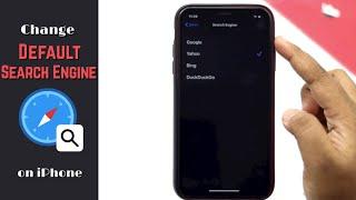 Change Default Search Engine for Safari on iPhone How To