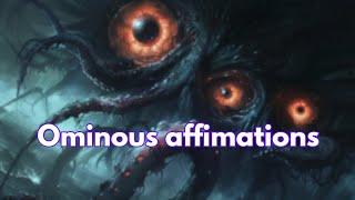Ominous affirmations M4A Positive affirmations ASMR roleplay
