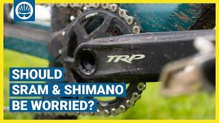 TRP Vs. SRAM Vs. Shimano  TRP EVO12 Drivetrain Review