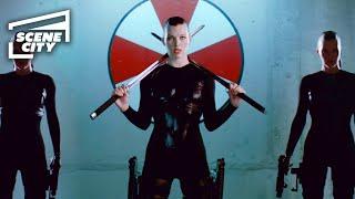 Resident Evil Afterlife Umbrella HQ Fight Scene MILLA JOVOVICH HD Clip