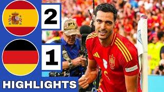 Spain vs Germany 2-1 Extended HIGHLIGHTS  EURO 2024 Quarter-Final