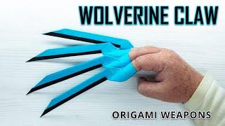 Easy origami Wolverine Claw - How to make X-men Wolverine claws