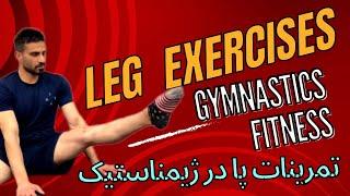 Leg workout leg workout in gymnastics at home and gym